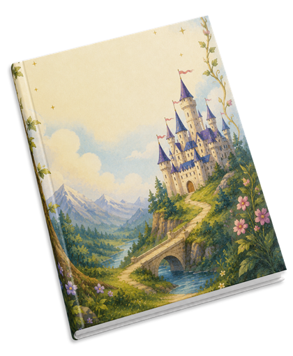 Hardcover story book sample cover