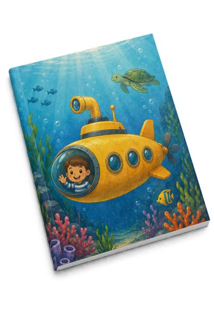 Softcover story book sample cover